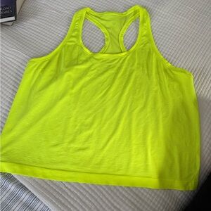 Neon Yellow Swiftly Tech Lululemon Tank Size 20